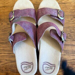Dansko Sophie Iridescent  - Rose Size 40